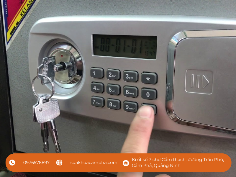 Cam kết dịch vụ Mở khóa két sắt khi quên mật khẩu tại Cẩm Phả Cam kết dịch vụ Mở khóa két sắt khi quên mật khẩu tại Cẩm Phả
