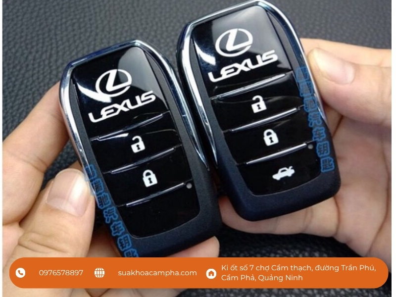 Cam kết khi làm chìa khóa xe Lexus ở Cẩm Phả