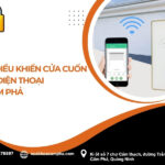 Lắp điều khiển cửa cuốn qua điện thoại ở Cẩm Phả