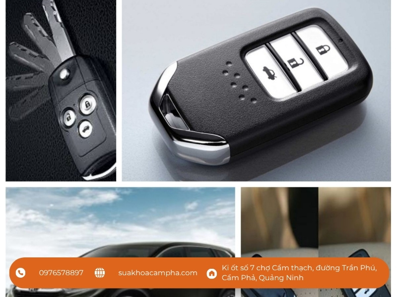 Quy trình làm chìa khóa xe Honda ở Cẩm Phả