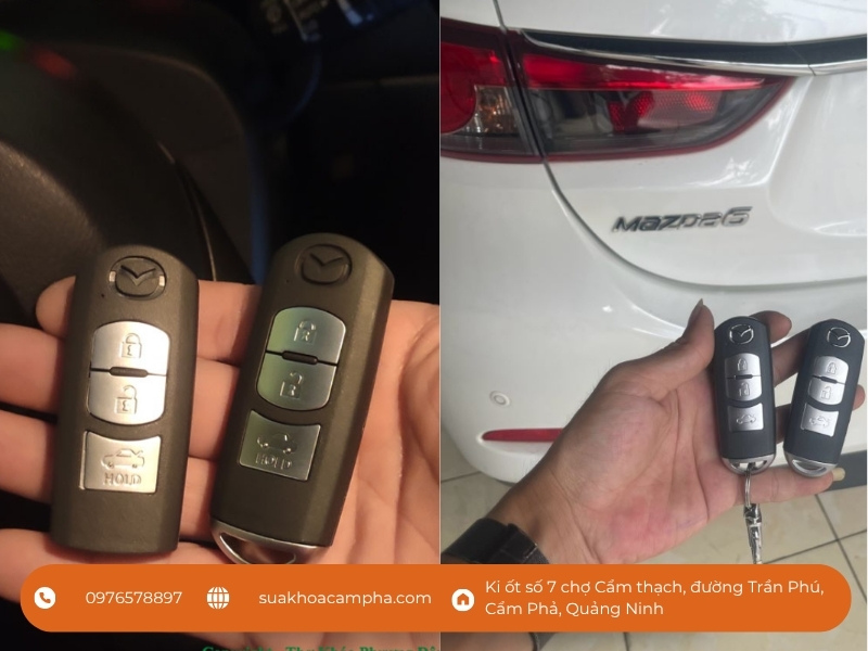 Quy trình làm chìa khóa xe Mazda ở Cẩm Phả Quy trình làm chìa khóa xe Mazda ở Cẩm Phả