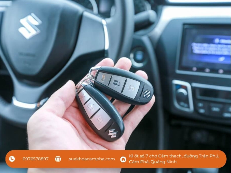 Quy trình làm chìa khóa xe Suzuki ở Cẩm Phả