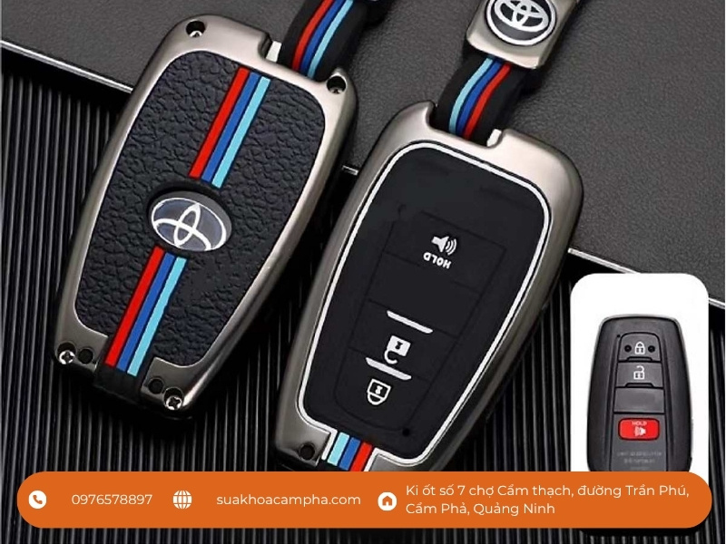 Quy trình làm chìa khóa xe Toyota ở Cẩm Phả
