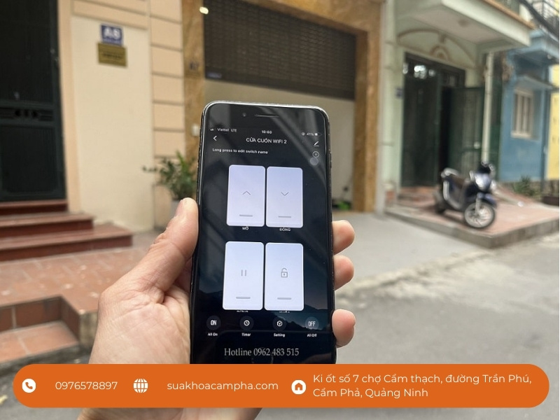 Quy trình lắp đặt điều khiển cửa cuốn thông minh Quy trình lắp đặt điều khiển cửa cuốn thông minh