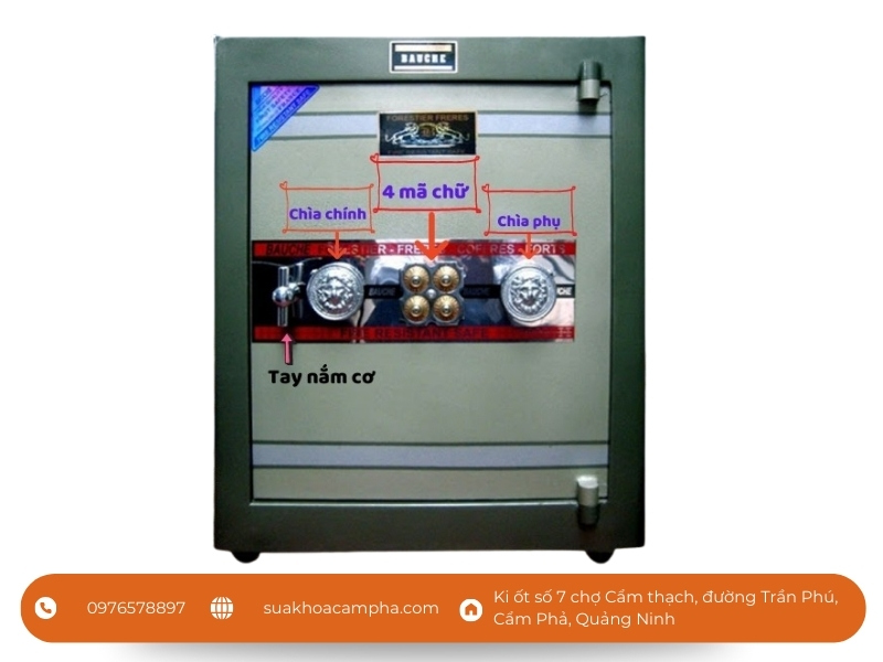 Quy trình mở khóa két sắt khi mất mã số tại Cẩm Phả Quy trình mở khóa két sắt khi mất mã số tại Cẩm Phả