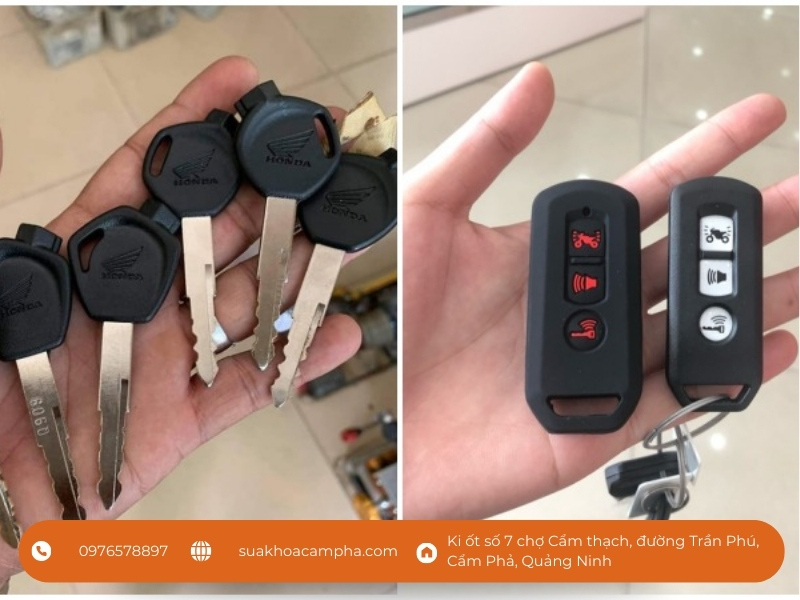 Quy trình sửa khóa xe máy tại Cẩm Phả