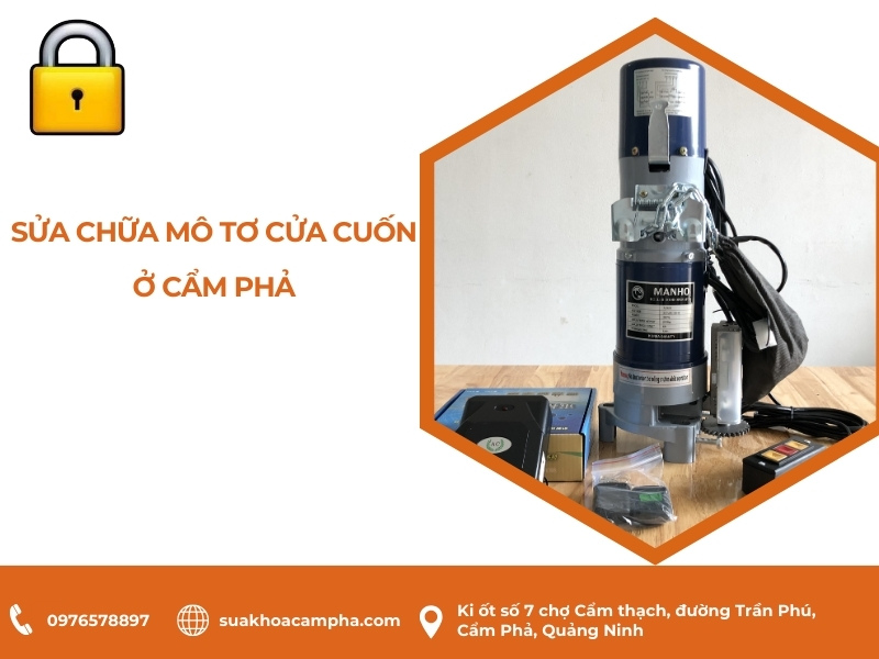 Sửa chữa mô tơ cửa cuốn ở Cẩm Phả