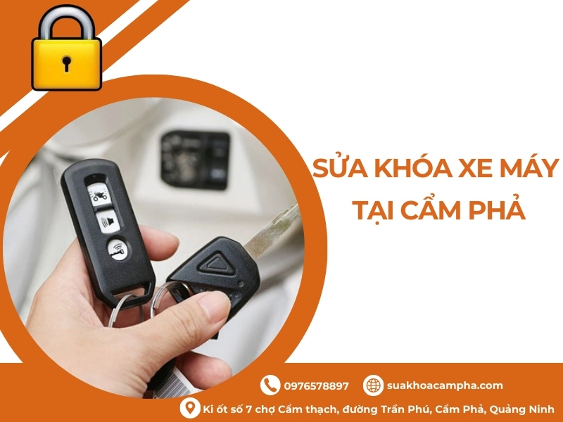 Sửa khóa xe máy tại Cẩm Phả